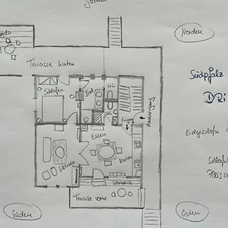 Suedpfalz Quartier 42 - Driwwe Apartment